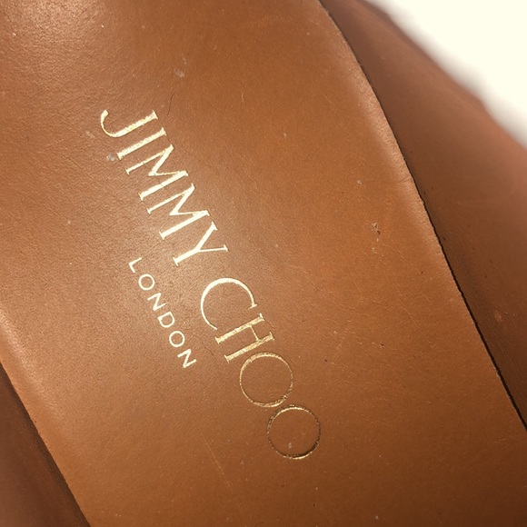 Jimmy Choo Miami Metallic Snake Leather Sneakers - Picture 7 of 10